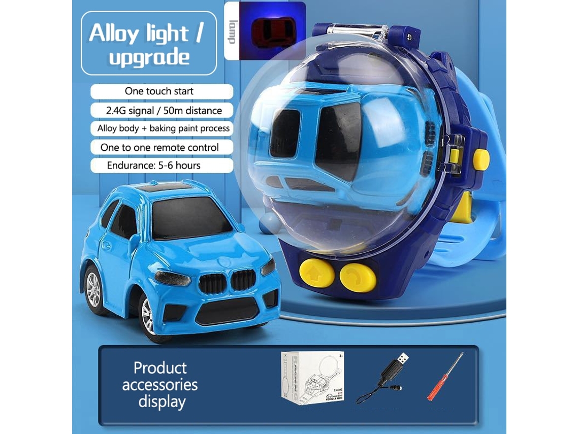 Juguete Teledirigido GAATPOT Mini watch control car cute rc car accompany with your kids gift for boys kids on birthday christmas watch rc car toy