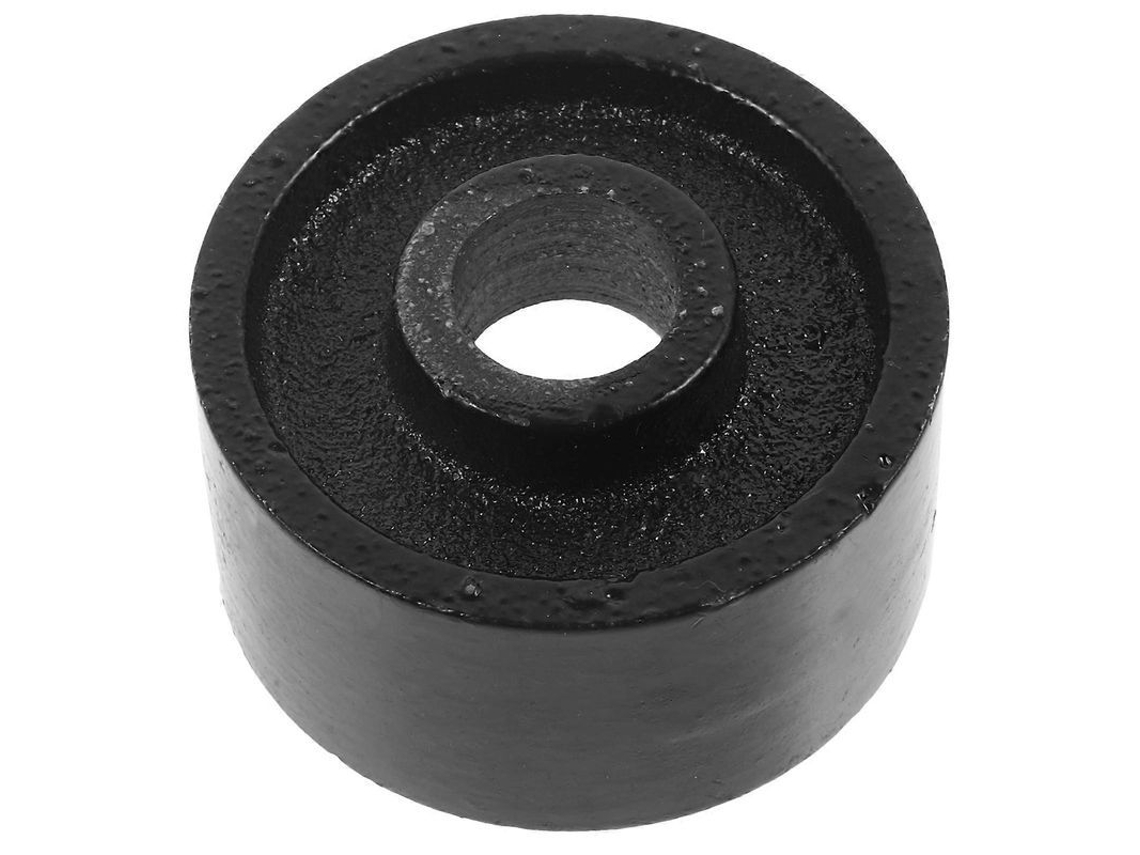 Rueda Delantera Giratoria Para Gato Hidráulico Horizontal, Acero, 2,5 Toneladas, 6,5 X 6,5 X 3,5 Cm, Negra.