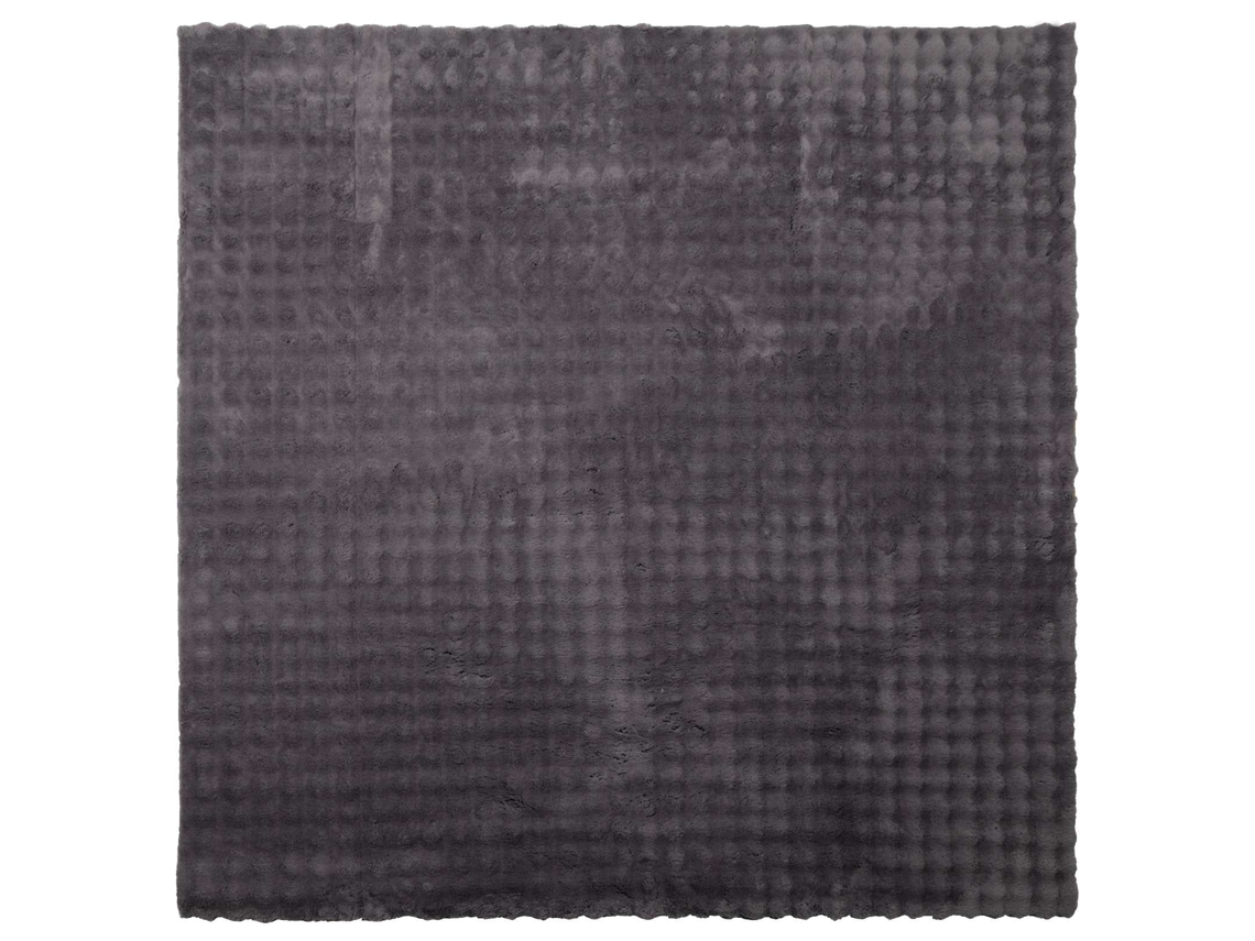Vidaxl Alfombras De Área Sirolo Antracita 240 X 240 Cm Poliéster
