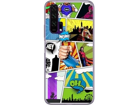 Carcasa Huawei Honor 20 Pro TUMUNDOSMARTPHONE Comic Multicolor