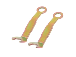 Llave de ajuste de pivote para puerta corrediza de acero inoxidable (2 unidades)