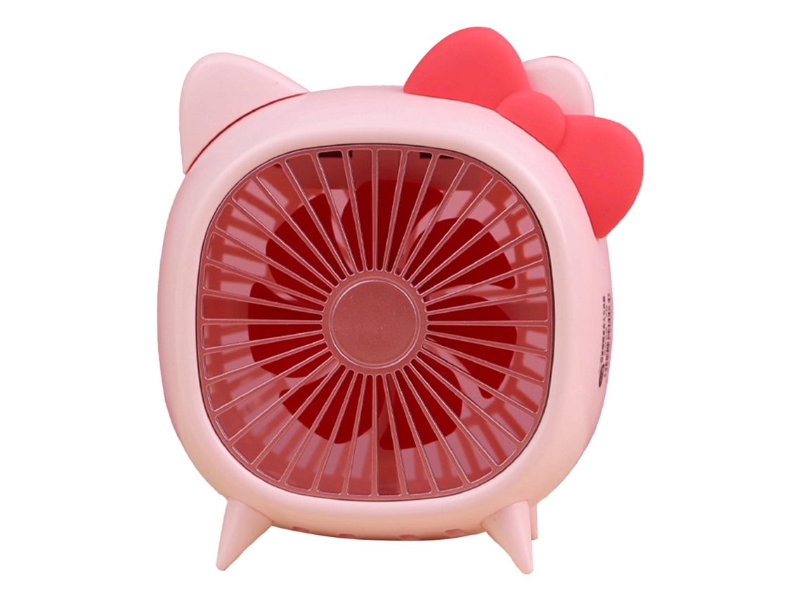 Ventilador portátil de clip USB recargable blanco 3 velocidades
