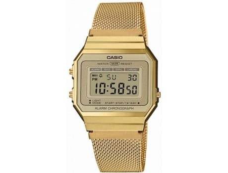 Reloj Digital CASIO Mujer (Acero - Dorado)