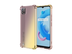 Capa De Celular Com Cores Em Degradê Para Proteção Contra Impactos.preto E Dourado - Oppo A5x 5g Internacional