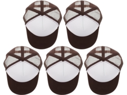 Juego De 5 Gorras Trucker Sublimadas, De Espuma De Malla Transpirable, Diseñadas Para Uso Recreativo Al Aire Libre.