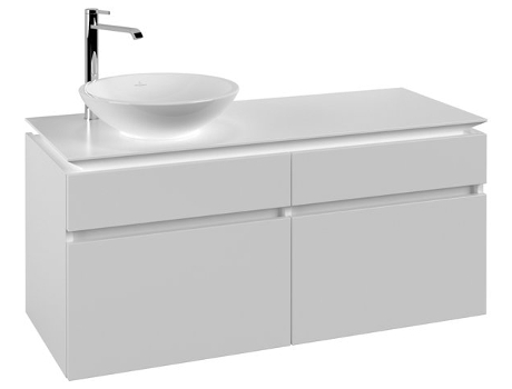 Mueble de lavabo Villeroy &amp Boch Legato B580 1200x550x500mm lavabo lado izquierdo