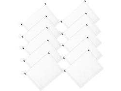 Juego De 10 Estuches Multiusos Para Lápices, Bolsa Grande Transparente Para Útiles Escolares Para Una Mejor Organización.