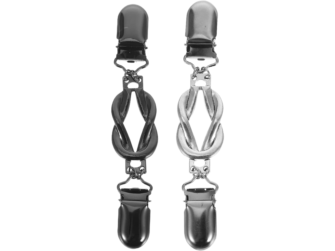 Juego De 2 Atractivos Clips Para Cárdigans: Prácticos Y Elegantes.