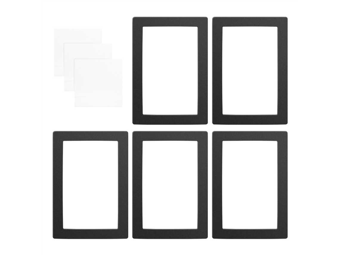 Junta LCD negra para impresora 3D de resina Elegoo Saturn, pantalla de 8,9 pulgadas, protección contra derrames de resina