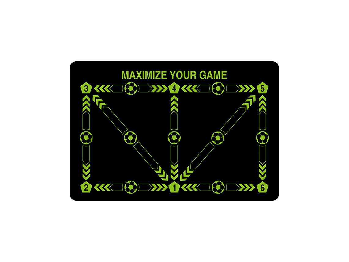 Tapete de entrenamiento Football Footprint, 15.723.6 pulgadas Eifson (verde amarillento)