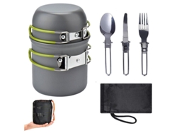 2026altiro-juego De Utensilios De Cocina Para Acampar Con Hornilla Portátil, Ideal Para 1 A 4 Personas En Actividades Al Aire Libre.