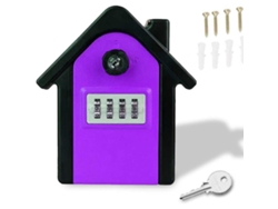 Caja De Llaves Eifson Montaje Código Digital Llave Emergencia 15x13.5x5.5cm (morado)