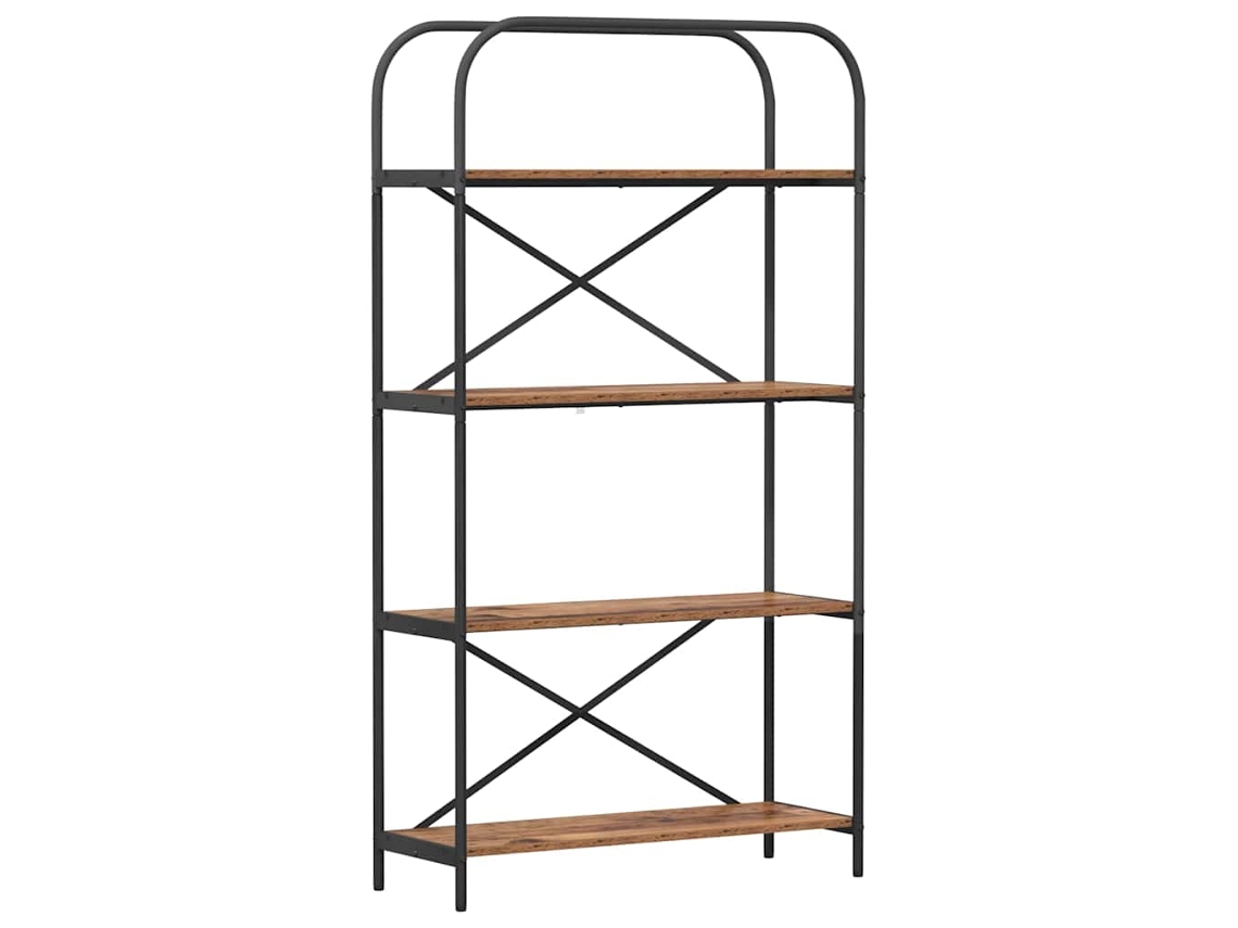 Maison Exclusive - Estante De Libros Madera Vieja 80 X 30 X 146 Cm