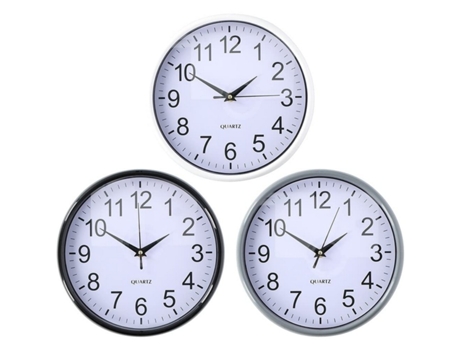 Reloj de Pared BIGBUY HOME (Polipropileno - 25 x 3 cm)