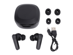 Auriculares Inalámbricos Bluetooth Tácticos Intrauditivos Con Traductor Y 114 Idiomas Para Uso En Interiores Y Exteriores - Negro