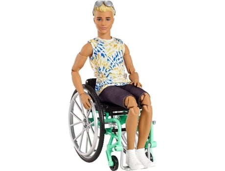 BARBIE Ken Fashionista em Cadeira de Rodas (Edad Mínima: 3 Años - 10,7 x 29,2 x 21,6 cm)