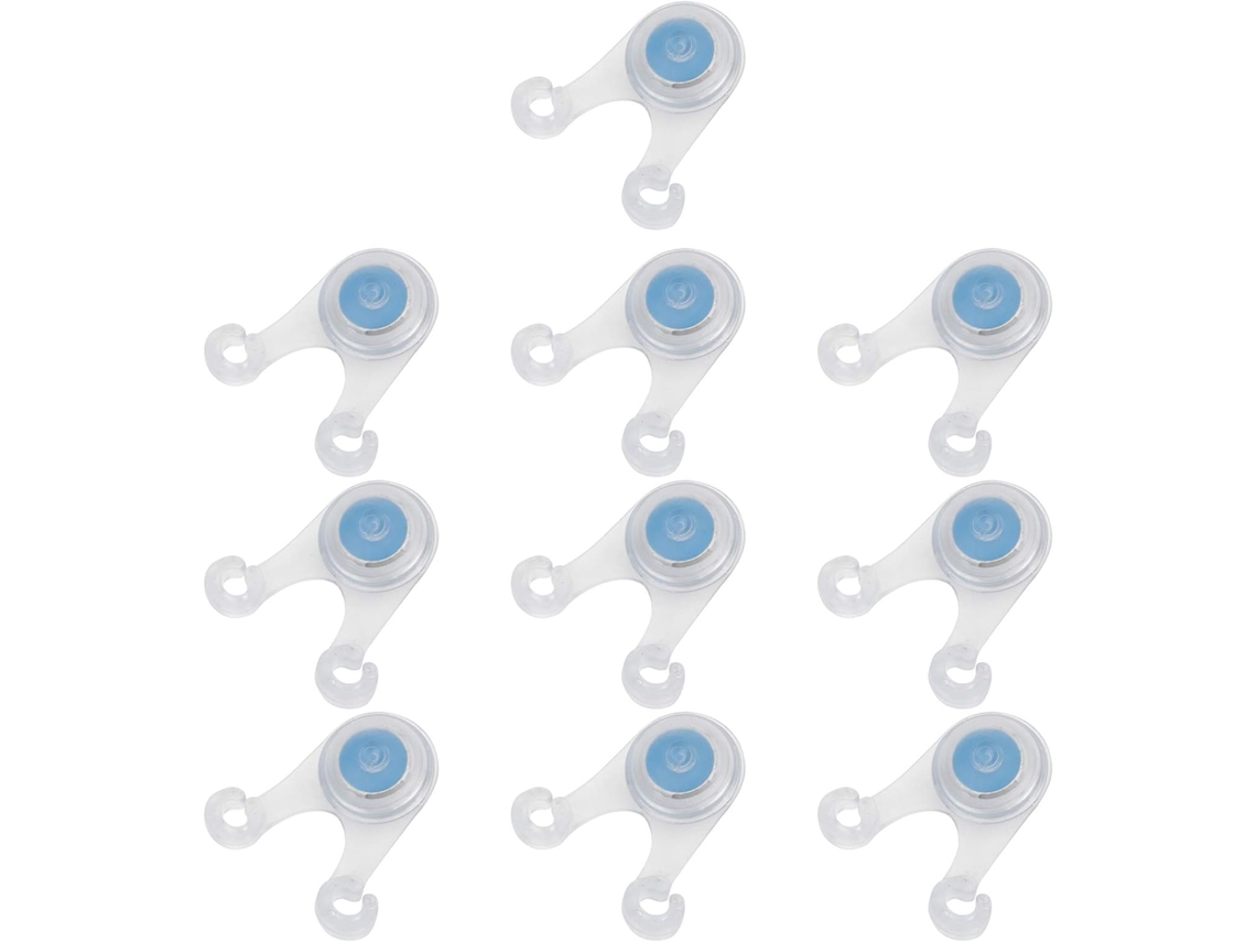 10 Luces Suspensión Cuerda Camping Led Azul Silicona, Luz Alerta Exterior