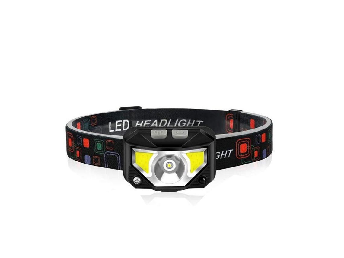 Lâmpada Frontal Led Recarregável com Sensor e 8 Modos. ZYBLSSBB