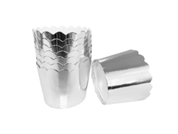 KOFIHETY 50 Unid. Forros para Cupcake 60x55mm, Forradores de Muffin de Papel de Horno, Embalaje Elegante para Cupcake
