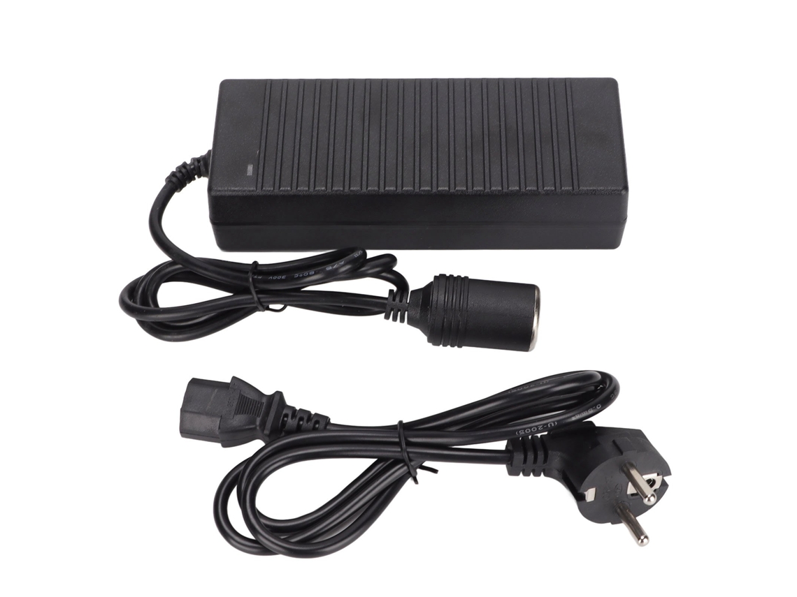Convertidor De Ca A Cc 8a 12v 96w Adaptador Para Toma De Mechero De Coche Con Enchufe Europeo