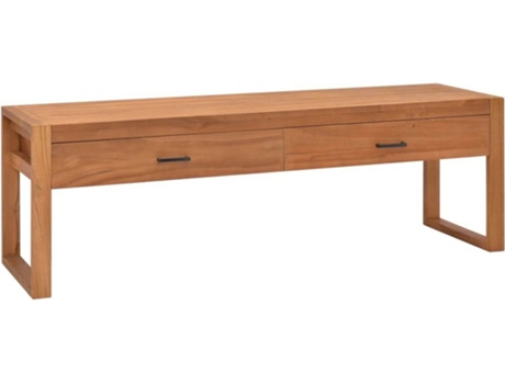 Mueble para la televisión VIDAXL Marrón Madera (140x40x75 cm)