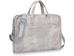 Bolso Bandolera Para Portátil De 14 Pulgadas Fabricado En Tejido Resistente Al Agua Con Múltiples Bolsillos Laterales.