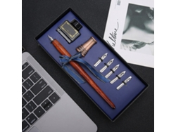 Pluma Para Caligrafía Y Dibujo Con Puntas Y Tinta - Regalo De Calidad