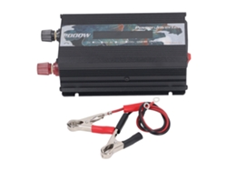 Inversor Solar Coche 2000w Lcd Onda Senoidal Modificada Dc12v A Ac110v Negro