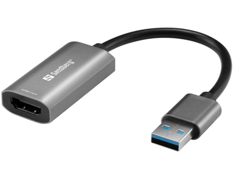 Adaptador gráfico USB Sandberg 134-19 gris