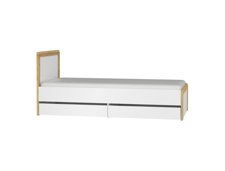 Cama con Cajones Teo PETITSMEUBLES Madera Blanco (90x200)