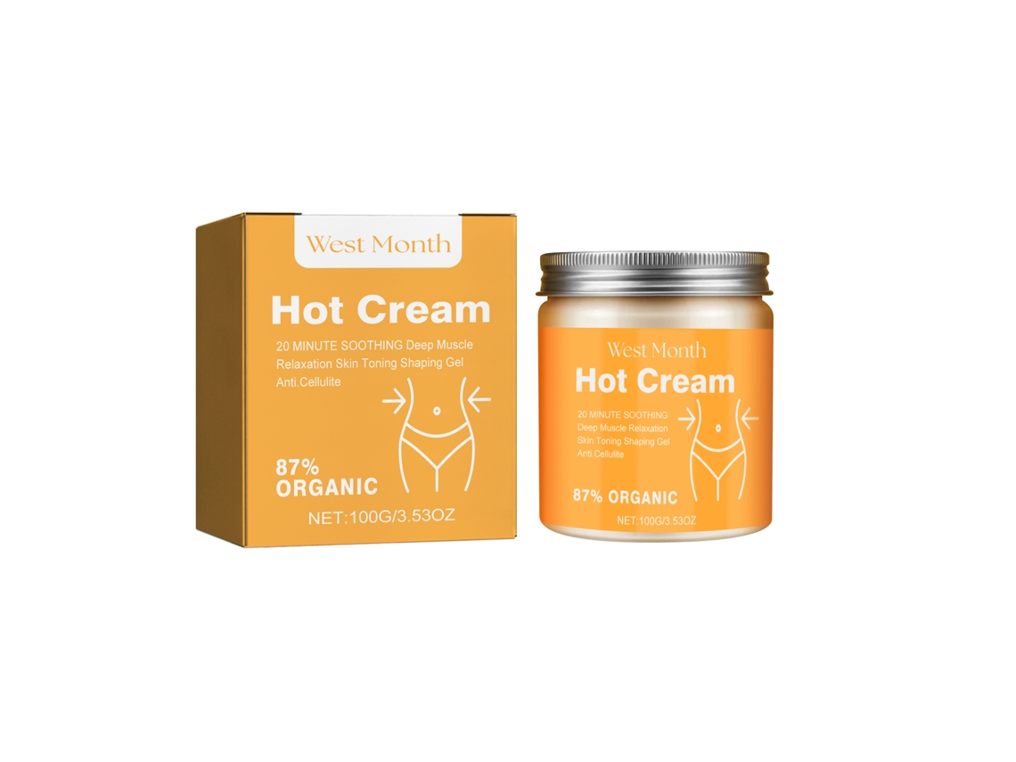 Crema De Cuidado Corporal West Month, Para Masaje En Pieles De Piernas, Brazos, Cintura, Con Efecto Firmador