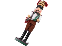 Cascanueces Decorativo De Madera, Figura Navideña Para Centro De Mesa, Adecuado Para Bodas Y Fiestas.
