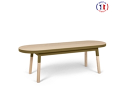 Mesa de Centro MON PETIT MEUBLE FRANÇAIS (Verde Lancieux - Madera - 140 x 45 x 45 cm)