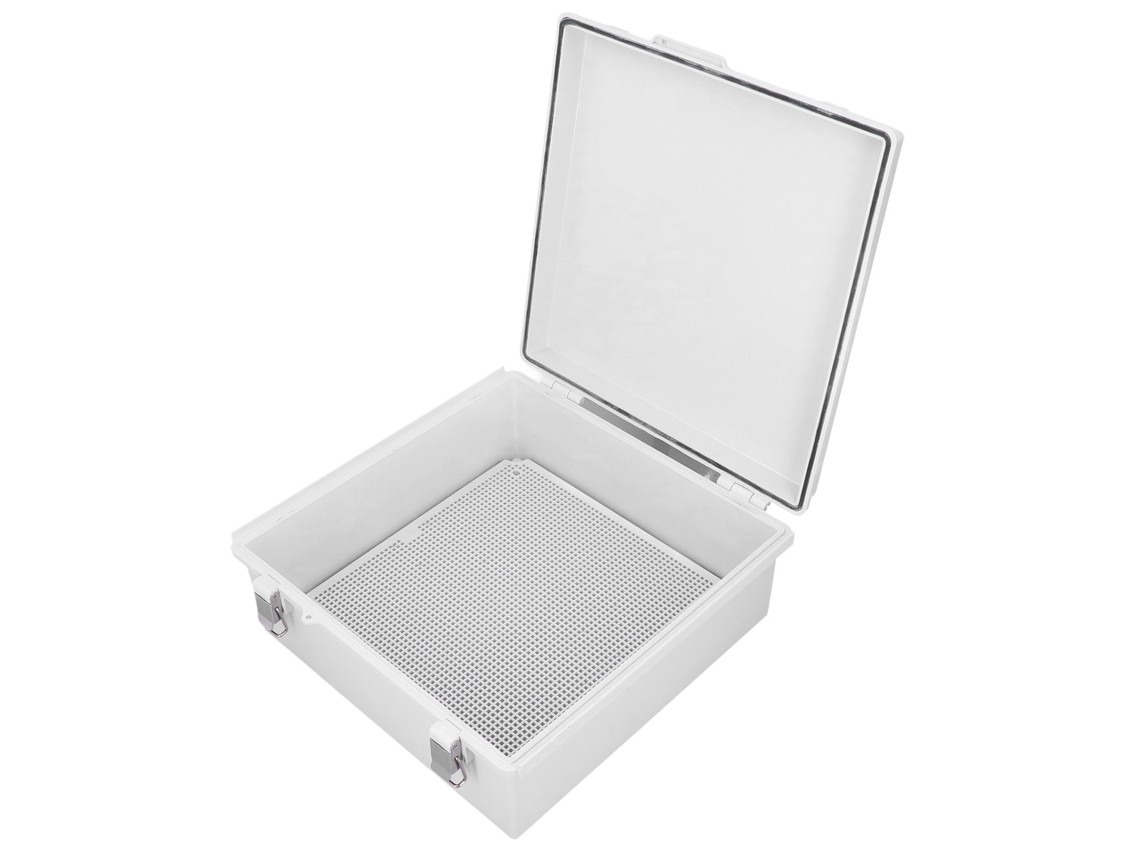 Caja de conexiones ABS impermeable para electrónica de exterior (330 x 330 x 130 mm)