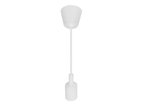 Suspensión de cable blanco (1m) E27 IP20 MAX 60W HOROZ ELECTRIC