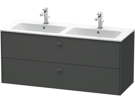 Mueble alto de pared DURAVIT Brioso 129,0 x 47,9 cm con 2 cajones incl. hueco para sifón y delantal para lavabo ME by Starck 233613