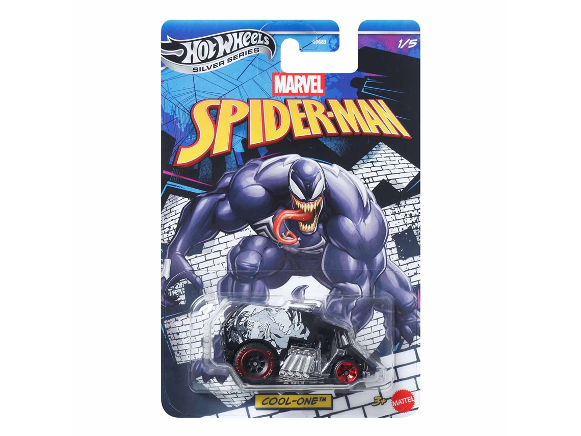 Hot Wheels Silver Series Marvel Spider-man Cool-one Mattel Gdg83/jkx25