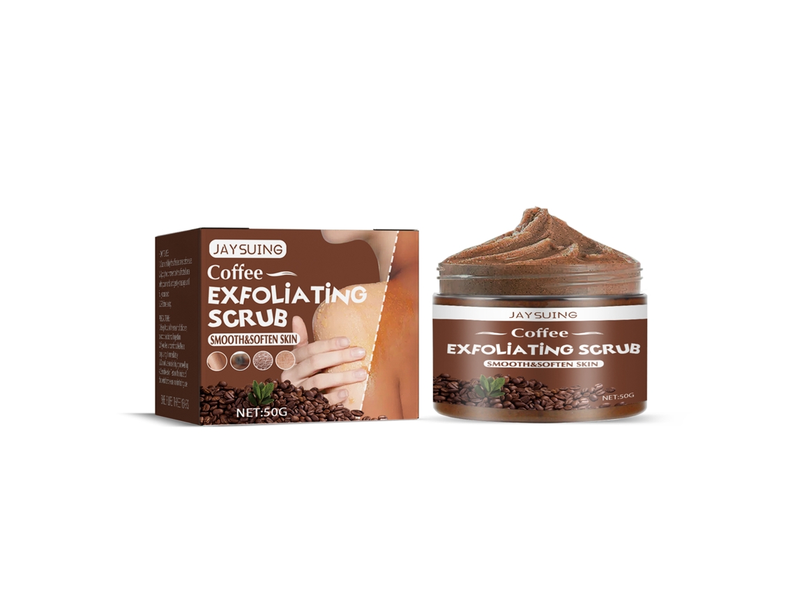 Gel exfoliante de café Jaysuing para pieles oscuras: ilumina y renueva.