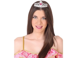 Tiara DISFRAZZES Princesa Plateada Con Corazón (Talla: Talla Universal)