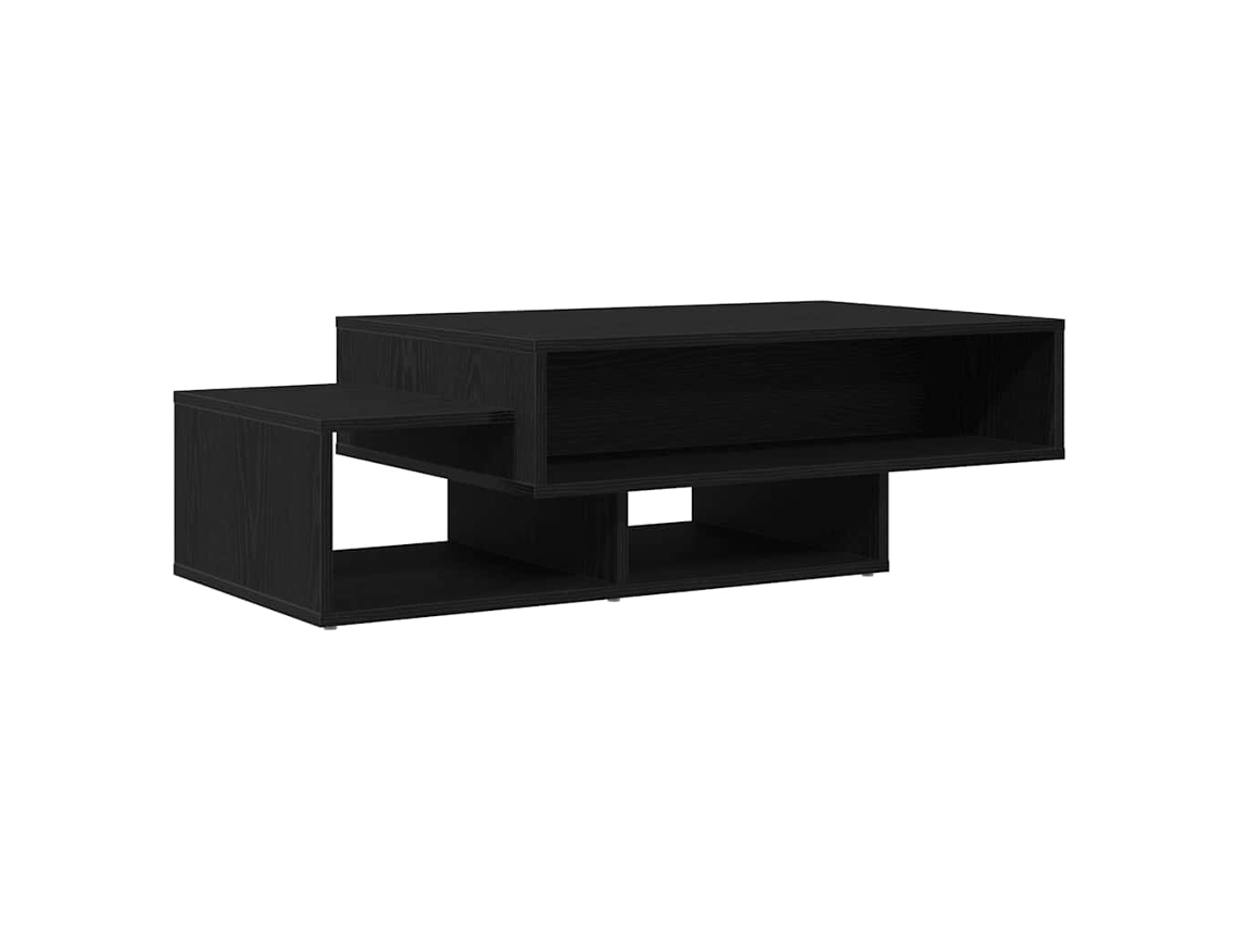 Maison Exclusive - Mesa De Centro De Madera De Roble Negro 105x55x32 Cm