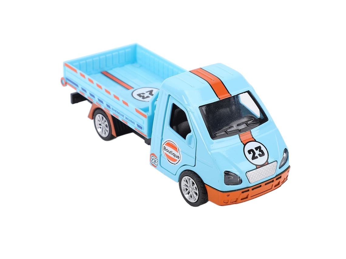 Modelo De Camión De Aleación A Escala 1:32, Juguete Eléctrico Con Batería, Decoración De Pastel, Azul, Para Niños