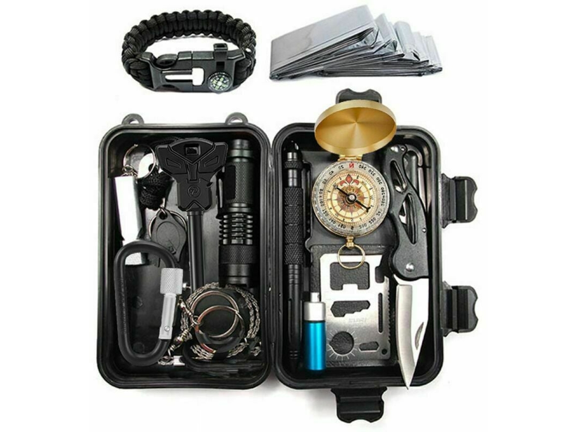 VPMKP-Kit de supervivencia al aire libre, herramienta de emergencia para acampar