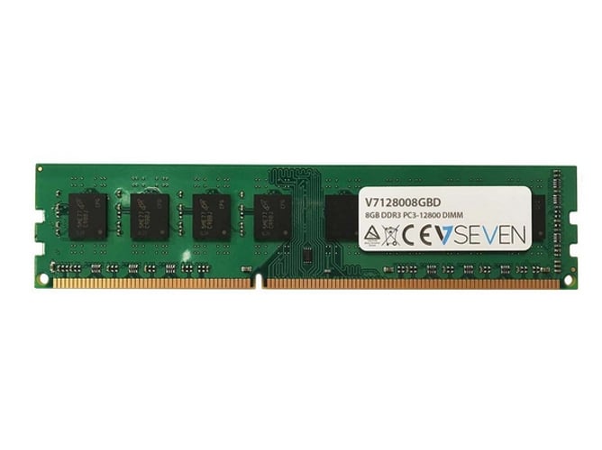 Memoria RAM DDR3 V7 V7128008GBD (1 x 8 GB - 1600 MHz - Verde)