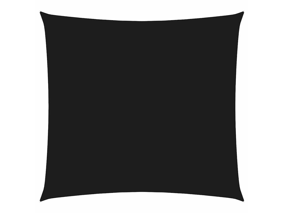 Maison Exclusive - Toldo De Vela Cuadrado Tela Oxford Negro 2x2 M