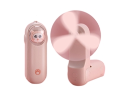 Mini ventilador plegable portátil recargable para viajes y oficina.
