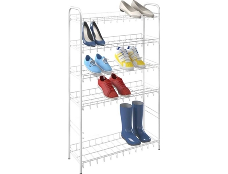 Metaltex Zapatero de 6 niveles Shoe 6 blanco