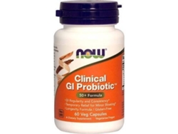 Complemento Alimentar NOW Probiótico Gi Clínico (60 cápsulas vegetais)