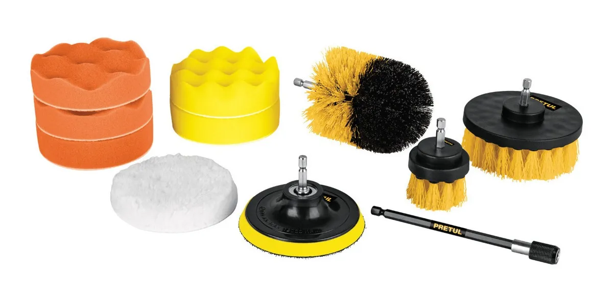 Conjunto De 11 Acessórios De Limpeza/polimento Para Brocas Pretul 27190vayotoy