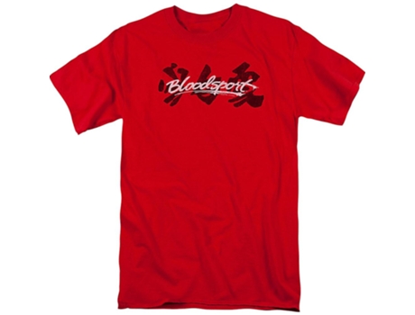 Camiseta ROCKINSTONE con logotipo de deporte sangriento (S)