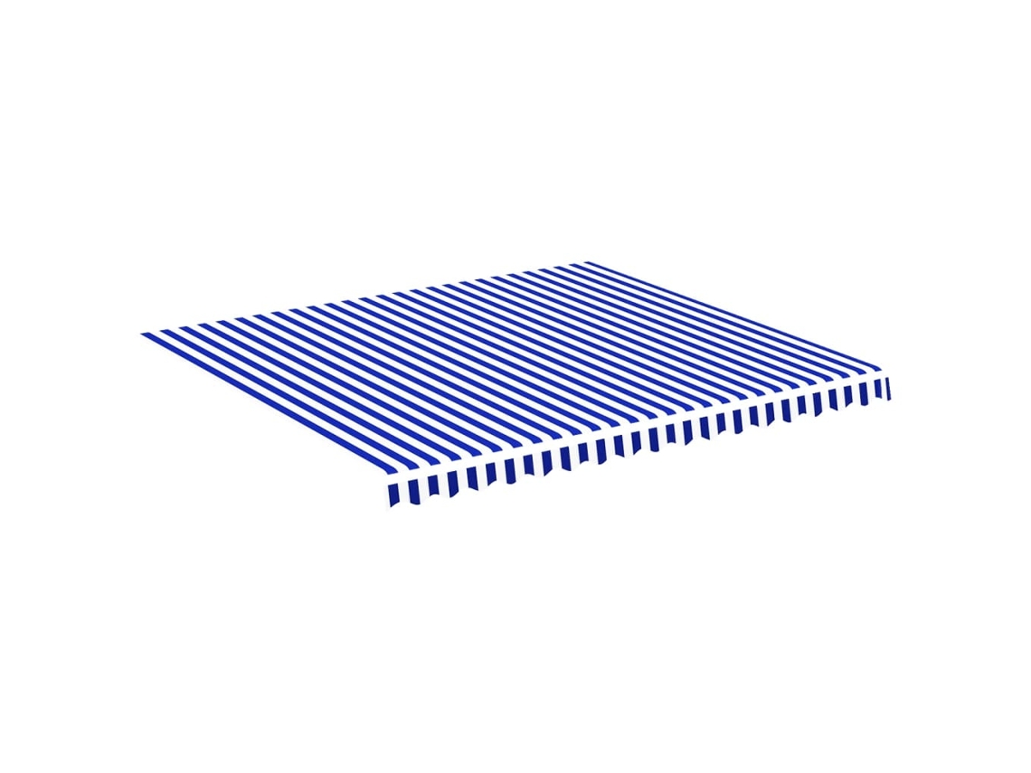 Maison Exclusive - Tela De Repuesto Para Toldo Azul Y Blanco 4x3,5 M